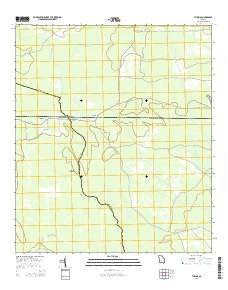 Thelma Georgia Current topographic map, 1:24000 scale, 7.5 X 7.5 Minute, Year 2014