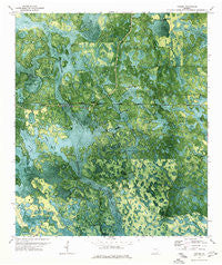 Thelma Georgia Historical topographic map, 1:24000 scale, 7.5 X 7.5 Minute, Year 1971