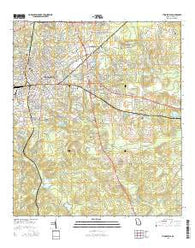 Thomasville Georgia Current topographic map, 1:24000 scale, 7.5 X 7.5 Minute, Year 2014