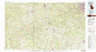 Thomson Georgia Historical topographic map, 1:100000 scale, 30 X 60 Minute, Year 1981