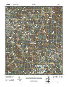 Thomson East Georgia Historical topographic map, 1:24000 scale, 7.5 X 7.5 Minute, Year 2011
