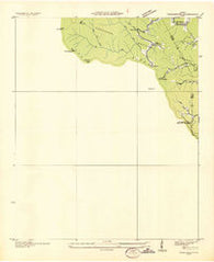Tickanetley Georgia Historical topographic map, 1:24000 scale, 7.5 X 7.5 Minute, Year 1935