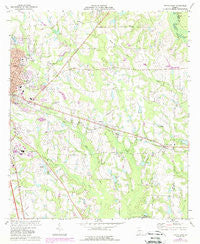 Tifton East Georgia Historical topographic map, 1:24000 scale, 7.5 X 7.5 Minute, Year 1973
