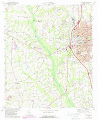 Tifton West Georgia Historical topographic map, 1:24000 scale, 7.5 X 7.5 Minute, Year 1973