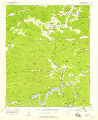 Tiger Georgia Historical topographic map, 1:24000 scale, 7.5 X 7.5 Minute, Year 1957