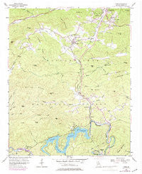 Tiger Georgia Historical topographic map, 1:24000 scale, 7.5 X 7.5 Minute, Year 1957