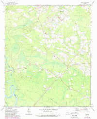 Tison Georgia Historical topographic map, 1:24000 scale, 7.5 X 7.5 Minute, Year 1970