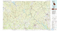 Toccoa Georgia Historical topographic map, 1:100000 scale, 30 X 60 Minute, Year 1981