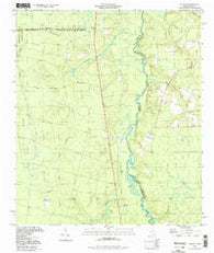 Toledo Georgia Historical topographic map, 1:24000 scale, 7.5 X 7.5 Minute, Year 1994