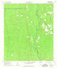 Toledo Georgia Historical topographic map, 1:24000 scale, 7.5 X 7.5 Minute, Year 1966