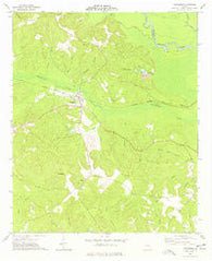 Toomsboro Georgia Historical topographic map, 1:24000 scale, 7.5 X 7.5 Minute, Year 1973