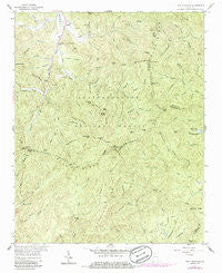 Tray Mountain Georgia Historical topographic map, 1:24000 scale, 7.5 X 7.5 Minute, Year 1957