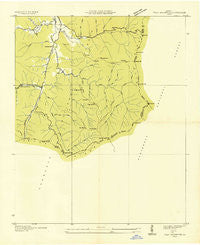 Tray Mountain Georgia Historical topographic map, 1:24000 scale, 7.5 X 7.5 Minute, Year 1935