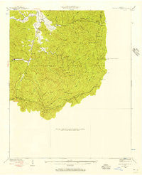 Tray Mountain Georgia Historical topographic map, 1:24000 scale, 7.5 X 7.5 Minute, Year 1938