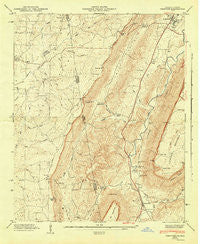 Trenton Georgia Historical topographic map, 1:24000 scale, 7.5 X 7.5 Minute, Year 1946