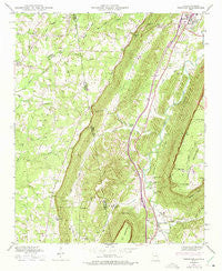 Trenton Georgia Historical topographic map, 1:24000 scale, 7.5 X 7.5 Minute, Year 1946