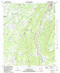 Trenton Georgia Historical topographic map, 1:24000 scale, 7.5 X 7.5 Minute, Year 1982