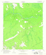 Trinity Georgia Historical topographic map, 1:24000 scale, 7.5 X 7.5 Minute, Year 1958