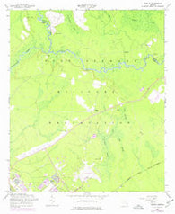 Trinity Georgia Historical topographic map, 1:24000 scale, 7.5 X 7.5 Minute, Year 1958
