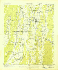 Tunnel Hill Georgia Historical topographic map, 1:24000 scale, 7.5 X 7.5 Minute, Year 1935