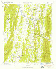 Tunnel Hill Georgia Historical topographic map, 1:24000 scale, 7.5 X 7.5 Minute, Year 1943