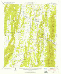 Tunnel Hill Georgia Historical topographic map, 1:24000 scale, 7.5 X 7.5 Minute, Year 1943