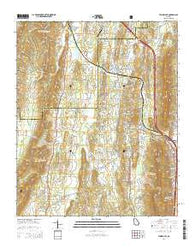 Tunnel Hill Georgia Current topographic map, 1:24000 scale, 7.5 X 7.5 Minute, Year 2014