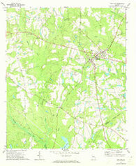 Twin City Georgia Historical topographic map, 1:24000 scale, 7.5 X 7.5 Minute, Year 1971
