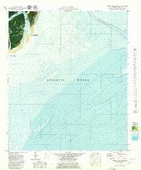Tybee Island South Georgia Historical topographic map, 1:24000 scale, 7.5 X 7.5 Minute, Year 1979