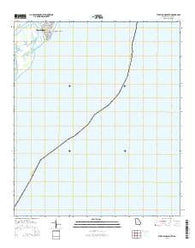 Tybee Island South Georgia Current topographic map, 1:24000 scale, 7.5 X 7.5 Minute, Year 2014