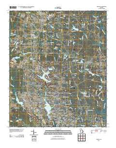 Tyrone Georgia Historical topographic map, 1:24000 scale, 7.5 X 7.5 Minute, Year 2011