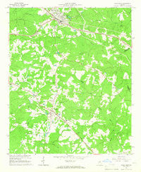 Union Point Georgia Historical topographic map, 1:24000 scale, 7.5 X 7.5 Minute, Year 1965