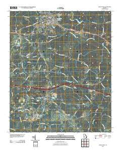 Union Point Georgia Historical topographic map, 1:24000 scale, 7.5 X 7.5 Minute, Year 2011