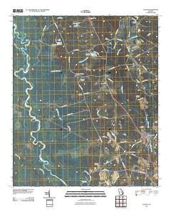 Uvalda Georgia Historical topographic map, 1:24000 scale, 7.5 X 7.5 Minute, Year 2011