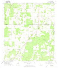 Vada Georgia Historical topographic map, 1:24000 scale, 7.5 X 7.5 Minute, Year 1971