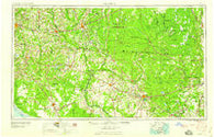 Valdosta Georgia Historical topographic map, 1:250000 scale, 1 X 2 Degree, Year 1959