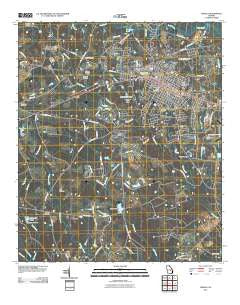 Vidalia Georgia Historical topographic map, 1:24000 scale, 7.5 X 7.5 Minute, Year 2011