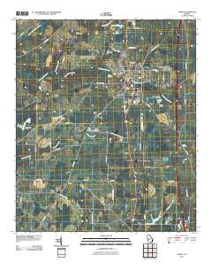 Vienna Georgia Historical topographic map, 1:24000 scale, 7.5 X 7.5 Minute, Year 2011