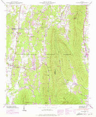 Villanow Georgia Historical topographic map, 1:24000 scale, 7.5 X 7.5 Minute, Year 1946