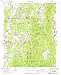 Villanow Georgia Historical topographic map, 1:24000 scale, 7.5 X 7.5 Minute, Year 1946