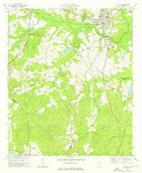 Wadley Georgia Historical topographic map, 1:24000 scale, 7.5 X 7.5 Minute, Year 1973