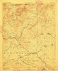 Walhalla Georgia Historical topographic map, 1:125000 scale, 30 X 30 Minute, Year 1892