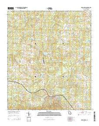 Warm Springs Georgia Current topographic map, 1:24000 scale, 7.5 X 7.5 Minute, Year 2014