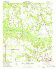 Warner Robins NW Georgia Historical topographic map, 1:24000 scale, 7.5 X 7.5 Minute, Year 1973