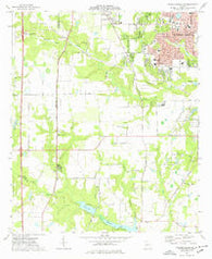 Warner Robins SW Georgia Historical topographic map, 1:24000 scale, 7.5 X 7.5 Minute, Year 1973