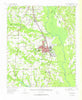 Warner Robins Georgia Historical topographic map, 1:62500 scale, 15 X 15 Minute, Year 1956