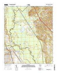 Warner Robins NE Georgia Current topographic map, 1:24000 scale, 7.5 X 7.5 Minute, Year 2014