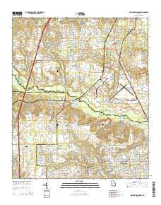 Warner Robins NW Georgia Current topographic map, 1:24000 scale, 7.5 X 7.5 Minute, Year 2014