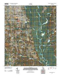 Warner Robins SE Georgia Historical topographic map, 1:24000 scale, 7.5 X 7.5 Minute, Year 2011