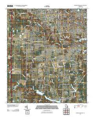 Warner Robins SW Georgia Historical topographic map, 1:24000 scale, 7.5 X 7.5 Minute, Year 2011